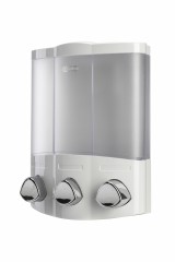 PA660722 Triple Euro Dispenser White-angle